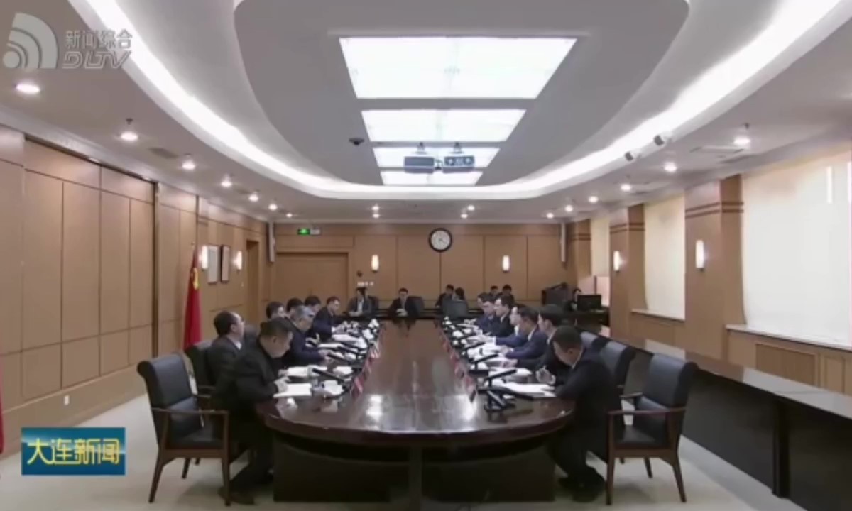 陈棋造访辽宁省委常委、大连市委书记熊茂平